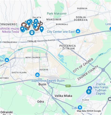 zagreb maps google maps